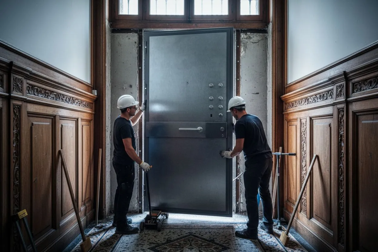 Blindage de porte