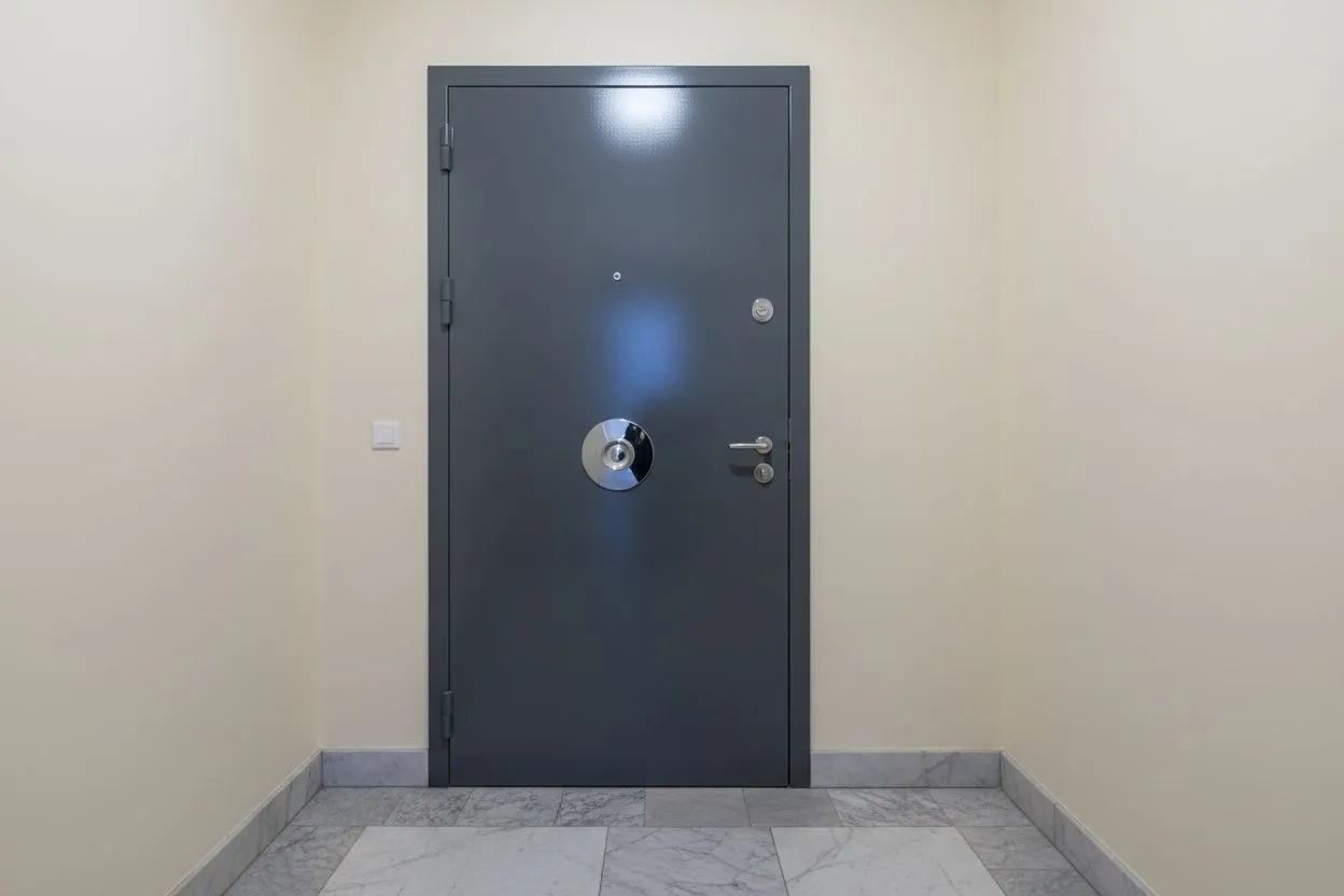 Coffre-fort scellé dans logement caennais — Serrurerie Hamel
